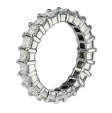 3.00 CT Princess Cut Diamond Wedding Band in 14k White Gold