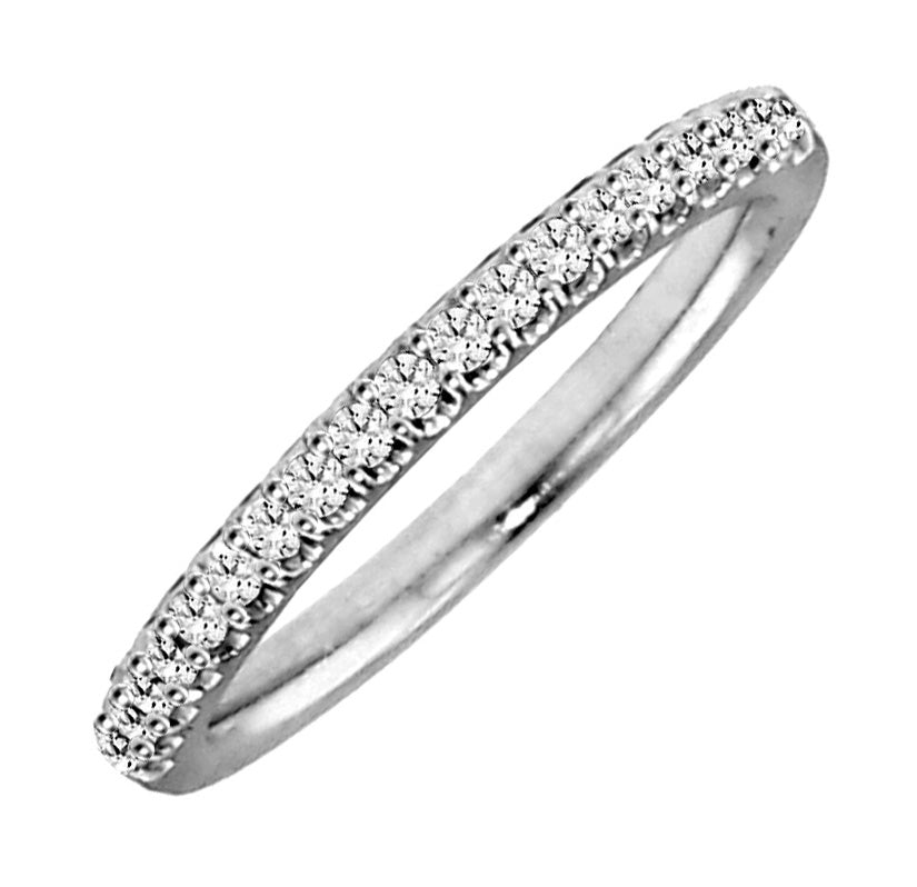0.35 CT Round Diamond Wedding Band