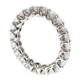 2.33 CT Round Diamond Eternity Wedding Band in 14k Gold U-prong Setting