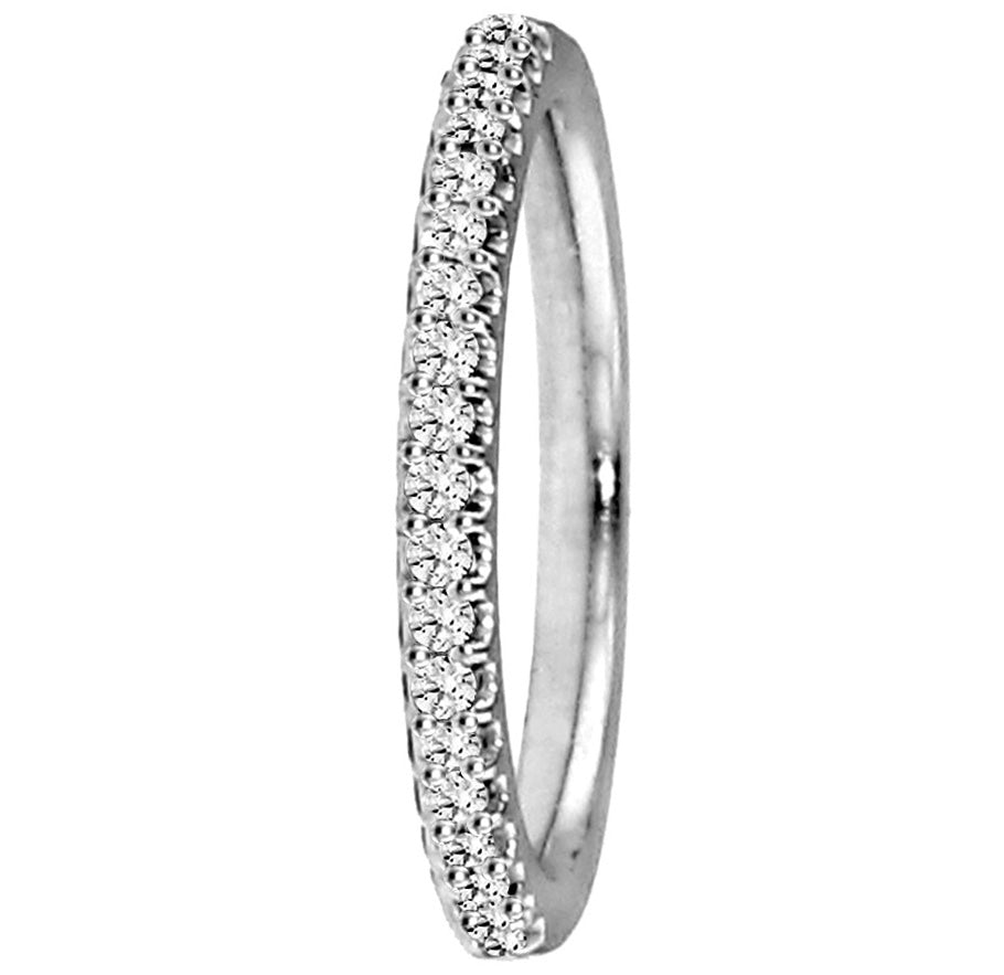 0.35 CT Round Diamond Wedding Band