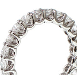 2.33 CT Round Diamond Eternity Wedding Band in 14k Gold U-prong Setting