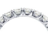 2.00 CT Split Prong Set Diamond Eternity Wedding Band in 14k White Gold