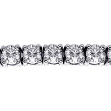 6.00 CT 4-Prong Round Diamond Tennis Bracelet in 14k White Gold F-G/VS2-SI1