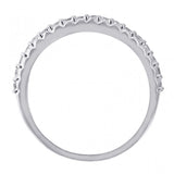0.35 CT Round Diamond Wedding Band in White Gold