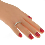 1.00 CT Classic Shared Prong Round Diamond Wedding Band in White Gold