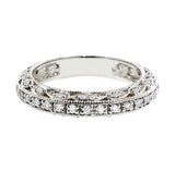 0.80 CT Pave Set Diamond Anniversary Wedding Ring