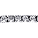 7.00 CT 4-Prong Round Diamond Tennis Bracelet in 14k White Gold G/VS-SI