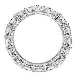 3.35 CT Shared Prong Round Diamond Eternity Wedding Band in 14k White Gold