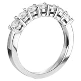 1.15 CT Shared Prong Diamond Wedding Ring in 14k White/Yellow Gold