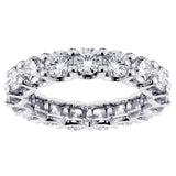 3.60 CT Shared Prong Diamond Eternity Band in 14k White Gold